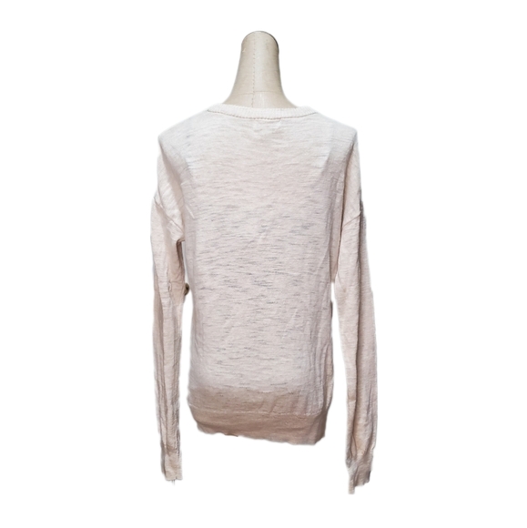 Arizona Women’s Beige Cardigan Sweater Sz L - Picture 3 of 7